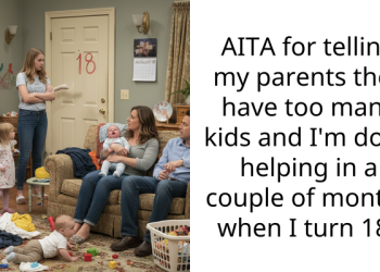 AITA for telling my parents they have too many kids and I’m done helping in a couple of months when I turn 18?
