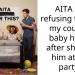 AITA for refusing to take my cousins baby home after she left him at my party?