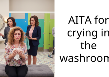 AITA for crying in the washroom?