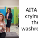 AITA for crying in the washroom?