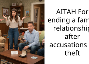 AITAH For ending a family relationship after accusations of theft