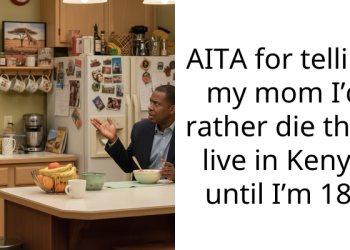 AITA for telling my mom I’d rather die than live in Kenya until I’m 18?