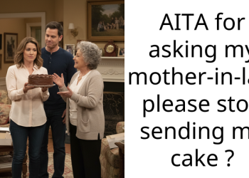 AITA for asking my mother-in-law please stop sending me cake ?