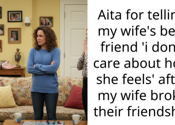 Aita for telling my wife’s best friend ‘i don’t care about how she feels’ after my wife broke their friendship