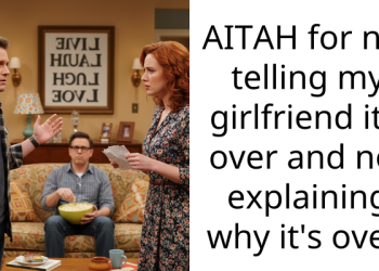 AITAH for not telling my girlfriend it’s over and not explaining why it’s over.