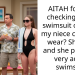 AITAH for not checking what swimsuit of mine my niece chose to wear? Shes 13 and she picked a very adult swimsuit