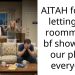 AITAH for not letting my roommates bf shower at our place everyday