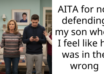 AITA for not defending my son when I feel like he was in the wrong