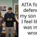 AITA for not defending my son when I feel like he was in the wrong