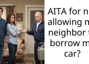 AITA for not allowing my neighbor to borrow my car?
