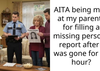 AITA being mad at my parents for filling a missing persons report after I was gone for an hour?