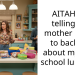 AITAH for telling my mother in law to back off about my kids’ school lunches?