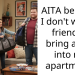 AITA because I don’t want a friend to bring a guy into my apartment?