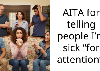 AITA for telling people I’m sick “for attention”.