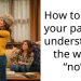 How to tell if your partner understands the word “no”?