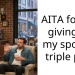 AITA for not giving up my spot for triple pay?