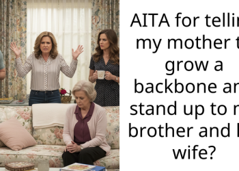 AITA for telling my mother to grow a backbone and stand up to my brother and his wife?