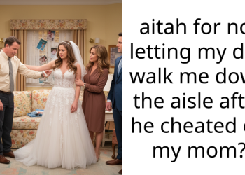 aitah for not letting my dad walk me down the aisle after he cheated on my mom?