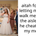 aitah for not letting my dad walk me down the aisle after he cheated on my mom?
