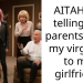 AITAH for telling my parents I lost my virginity to my girlfriend