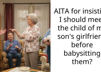 AITA for insisting I should meet the child of my son’s girlfriend before babysitting them?