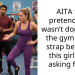 AITA for pretending I wasn’t done with the gym ankle strap because this girl kept asking for it?