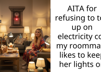 AITA for refusing to top up on electricity coz my roommate likes to keep her lights on