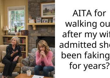 AITA for walking out after my wife admitted she’s been faking it for years?