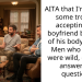 AITA that I’m having some trouble accepting my boyfriend because of his body count? Men who are Or were wild, can you answer my question?