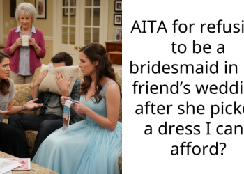 AITA for refusing to be a bridesmaid in my friend’s wedding after she picked a dress I can’t afford?