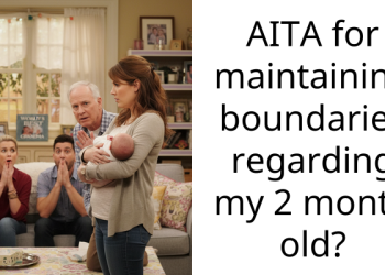 AITA for maintaining boundaries regarding my 2 month old?
