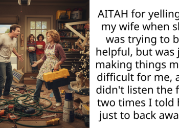 AITAH for yelling at my wife when she was trying to be helpful, but was just making things more difficult for me, and didn’t listen the first two times I told her just to back away?