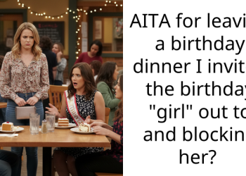 AITA for leaving a birthday dinner I invited the birthday “girl” out to and blocking her?