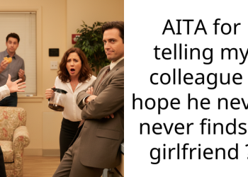 AITA for telling my colleague i hope he never never finds a girlfriend ?