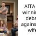 AITA for winning a debate against my wife?