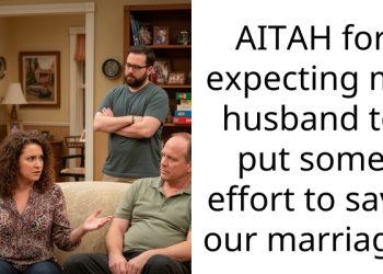 AITAH for expecting my husband to put some effort to save our marriage