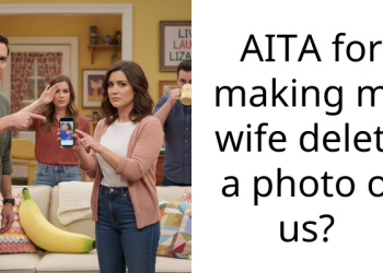 AITA for making my wife delete a photo of us?