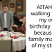 AITAH for walking out of my own birthday dinner because my family made fun of my stutter?