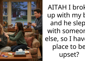 AITAH I broke up with my bf, and he slept with someone else, so I have a place to be upset?