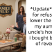 *Update* AITAH for refusing to lower the rent of my aunt and uncle’s house that i bought because of revenge?