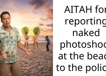 AITAH for reporting n**ed photoshoot at the beach to the police?