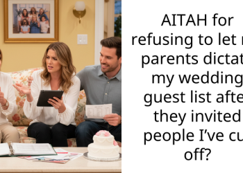 AITAH for refusing to let my parents dictate my wedding guest list after they invited people I’ve cut off?