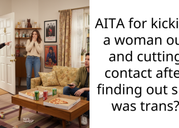 AITA for kicking a woman out and cutting contact after finding out she was trans?