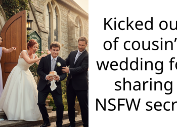 Kicked out of cousin’s wedding for sharing NSFW secret
