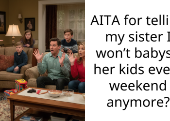 AITA for telling my sister I won’t babysit her kids every weekend anymore?