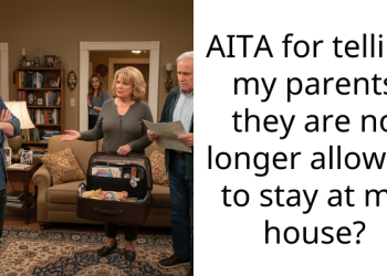 AITA for telling my parents they are no longer allowed to stay at my house?