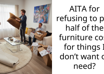 AITA for refusing to pay half of the furniture cost for things I don’t want or need?