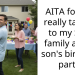 AITA for not really talking to my SO’s family at our son’s birthday party.