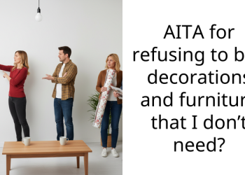 AITA for refusing to buy decorations and furniture that I don’t need?