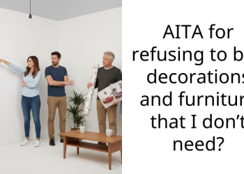 AITA for refusing to buy decorations and furniture that I don’t need?